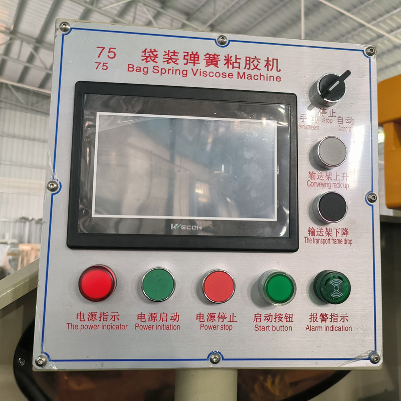 Primavera della tasca di controllo elettronico che incolla il tipo manuale piattaforma di montaggio della macchina