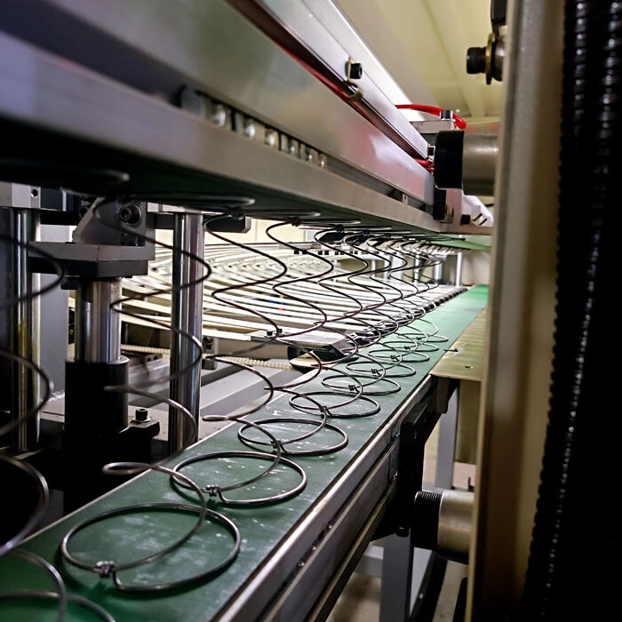 Linea per materasso con filo da 1,3-1,6 mm, molla Bonnell e spire da 4-7