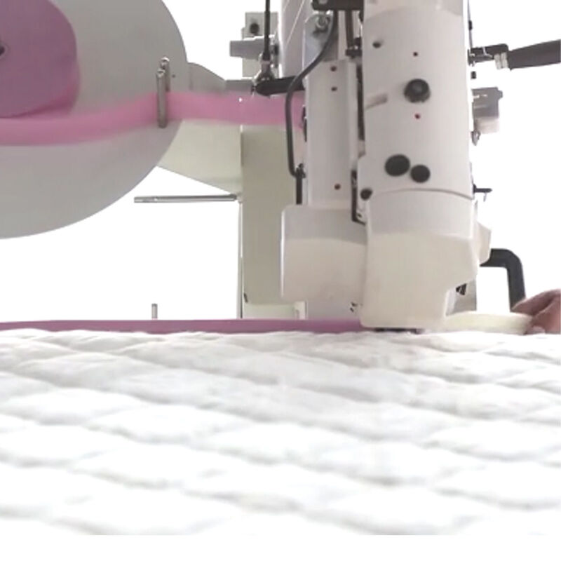 Capacità 15nitsh Materasso Border Tape Machine Funzionamento flessibile Materasso fabbricazione impianto attrezzature di linea di produzione
